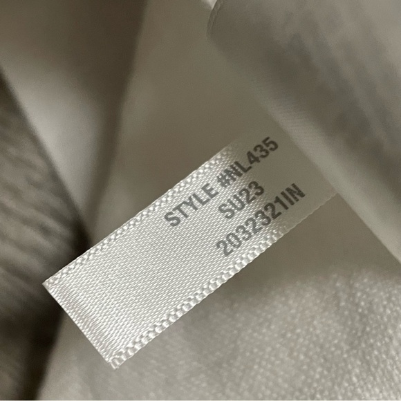 MADEWELL Goldie Midi Dress 100% Linen White Sleeveless Slit Size 6 NWT - Picture 10 of 10